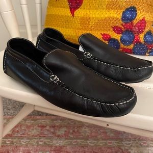 Cole Haan Black Leather Loafers